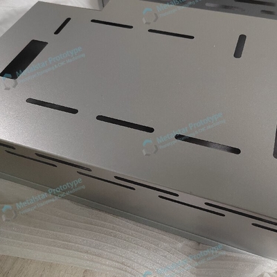 Prototipo de piezas de flexión de chapa metálica de giro rápido metal aluminizado 0,8 mm